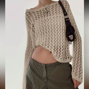 Crochet Sweater Top